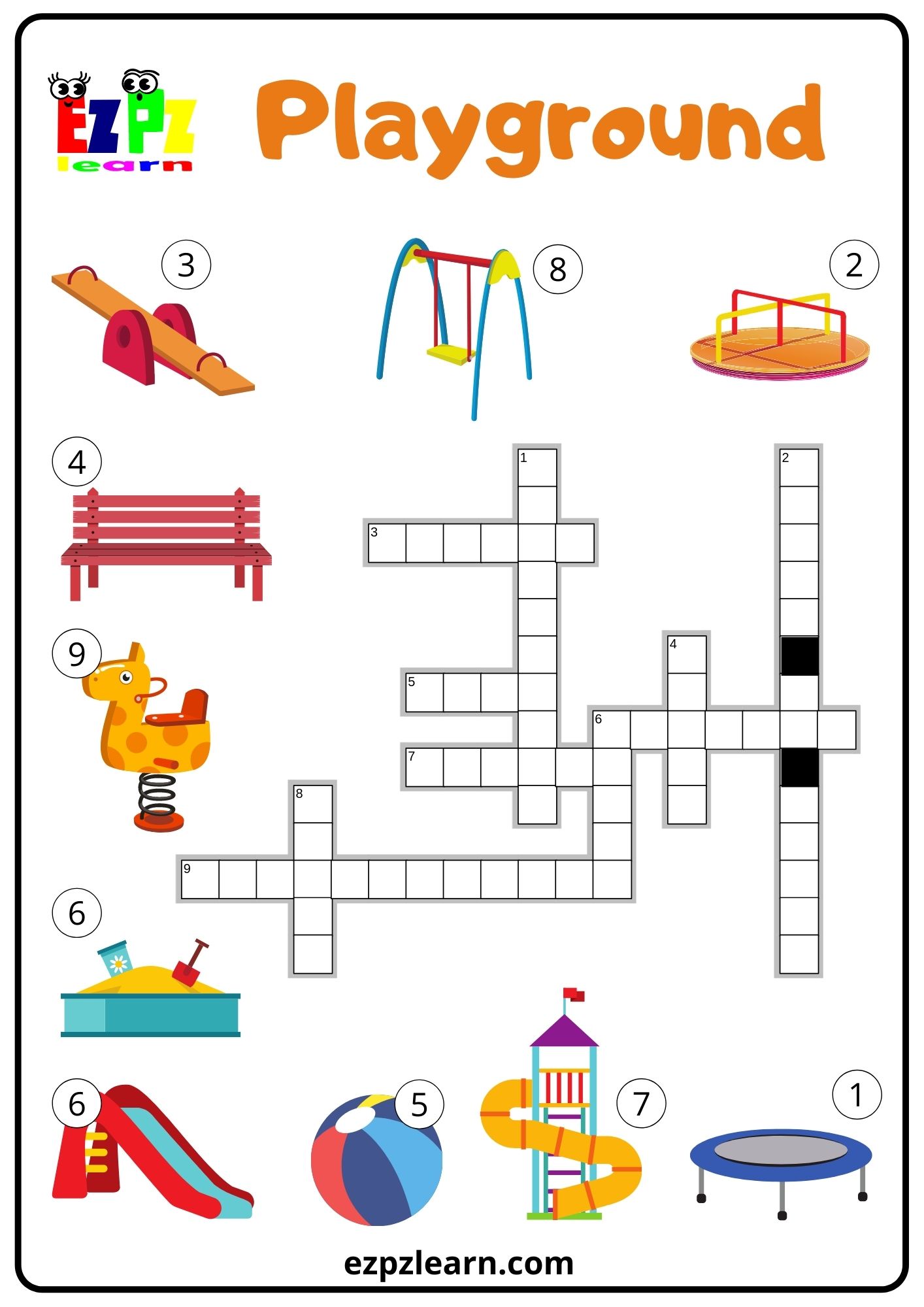 Playground Comeback Crossword